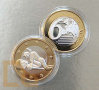 SEX EURO - KAMASUTRA Münze in SILBER & GOLD - # 01