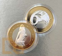 SEX EURO - KAMASUTRA Münze in SILBER & GOLD - # 03