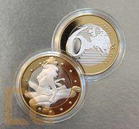 SEX EURO - KAMASUTRA Münze in SILBER & GOLD - # 11