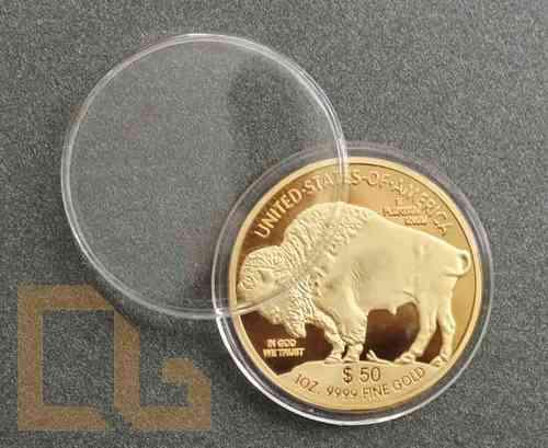 50$ USA 2011 - INDIANER BISON - 1 oz GOLD NP + Kapsel