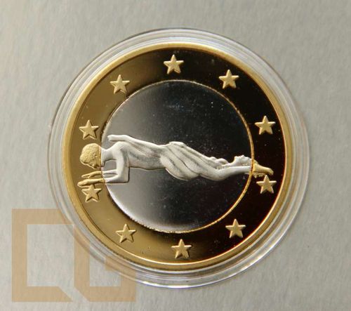 SEX EURO - KAMASUTRA Münze in SILBER & GOLD - # 12