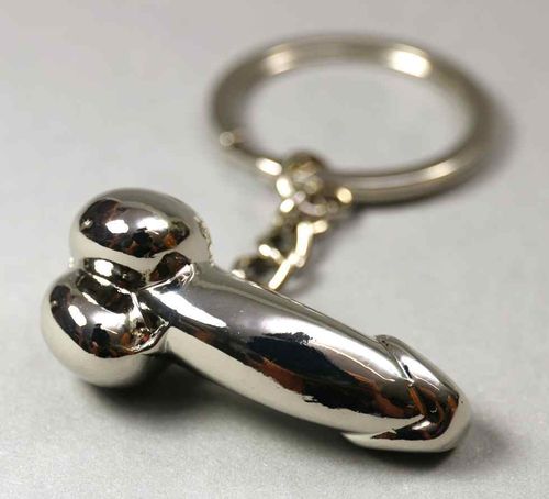 erotischer Schlüsselanhänger mit dickem Penis Phallus